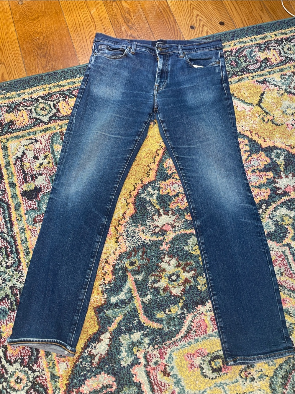 JCrew Classic Men's Dark Blue Straight-Leg Jeans